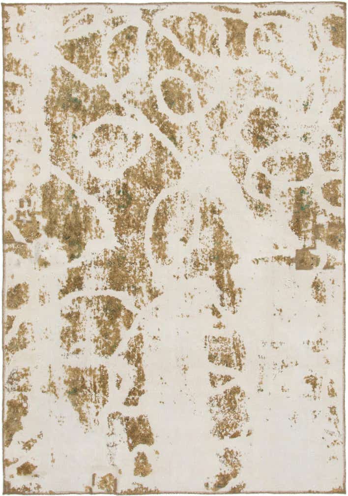 175cm x 255cm Handgeknüpft Ultra Vintage Persisch Wolle Teppich