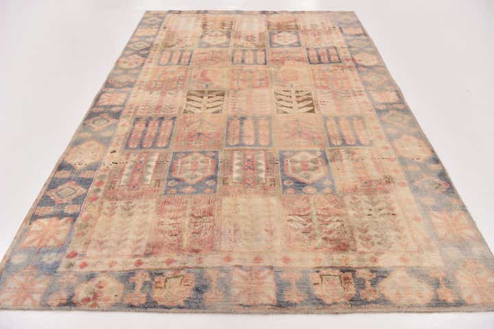 6' x 9' Hand Knotted Ultra Vintage Persian Wool Rug