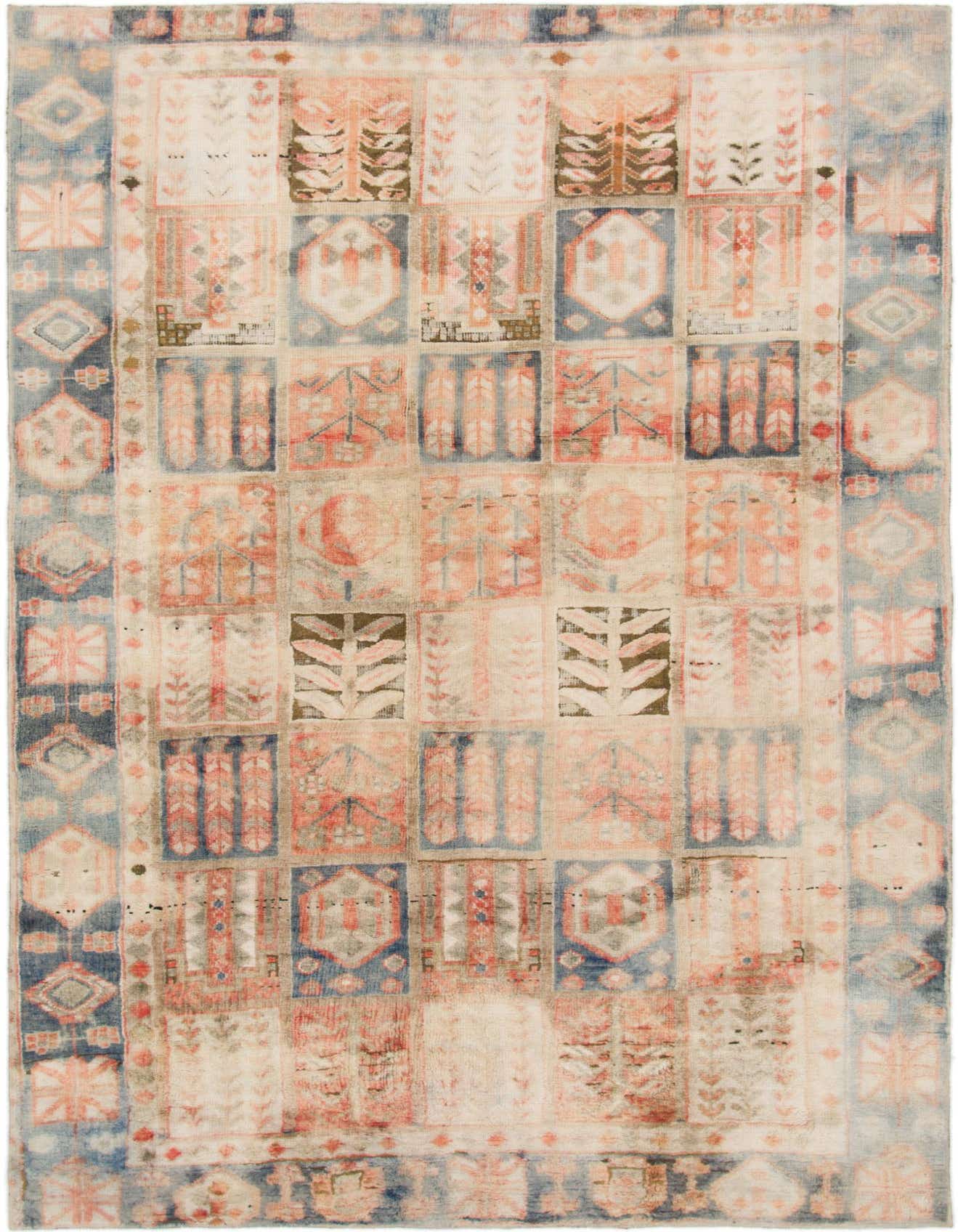 Primary image 6' x 9'  Hand Knotted Ultra Vintage Persian Wool Rug