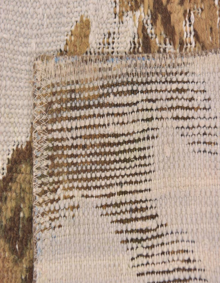 Detail image of 6' x 9' 2  Hand Knotted Ultra Vintage Persian Wool Rug