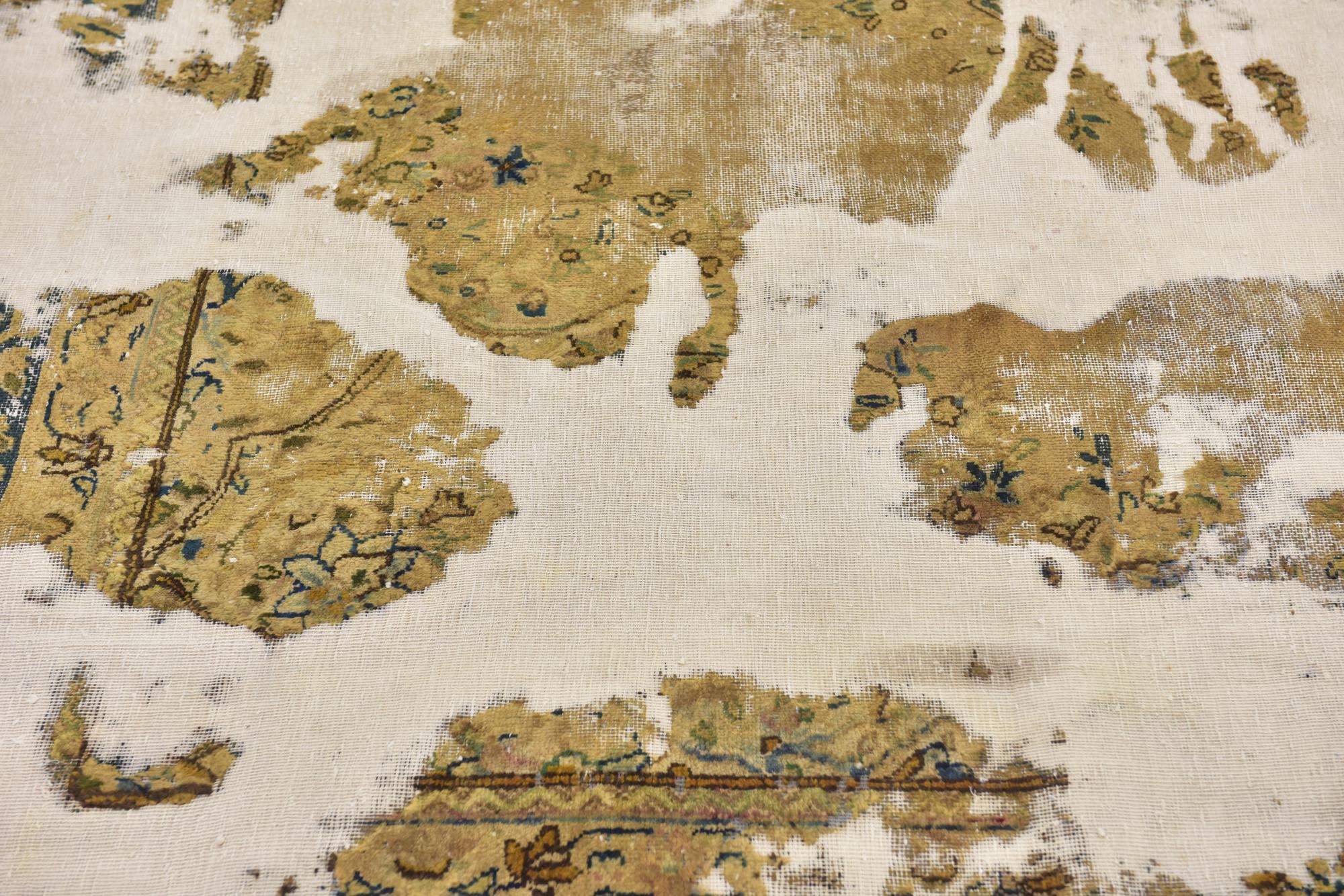 5' 5 x 8' 3 Hand Knotted Ultra Vintage Persian Wool Rug
