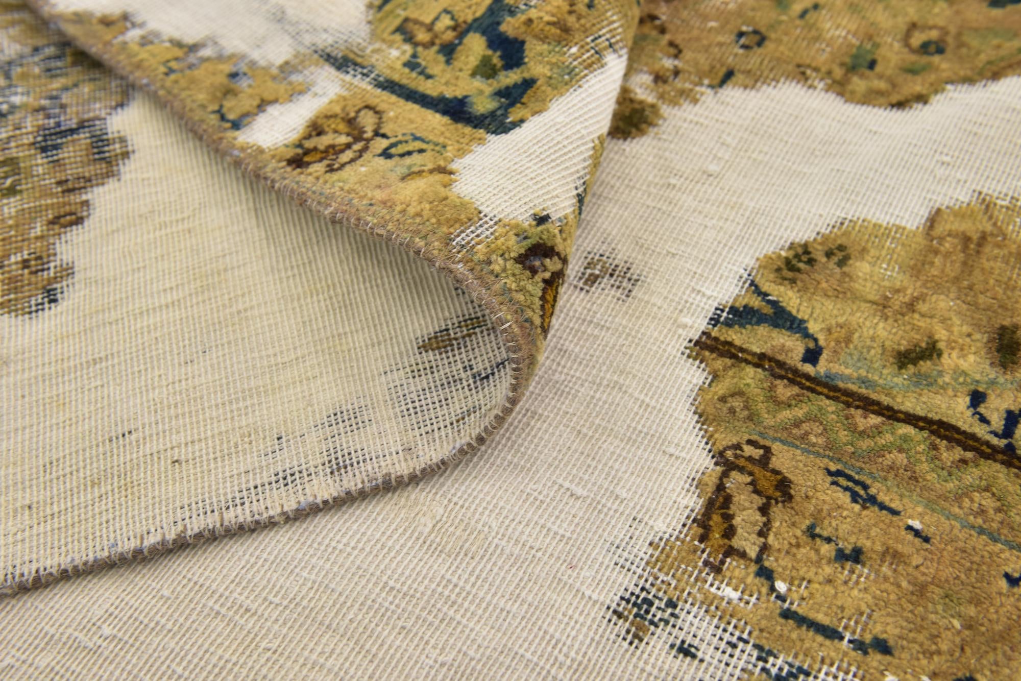 5' 5 x 8' 3 Hand Knotted Ultra Vintage Persian Wool Rug