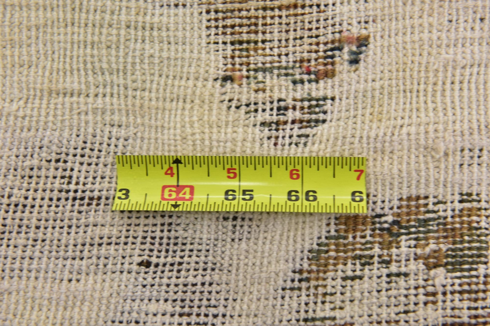 4' 10 x 6' 10 Hand Knotted Ultra Vintage Persian Wool Rug