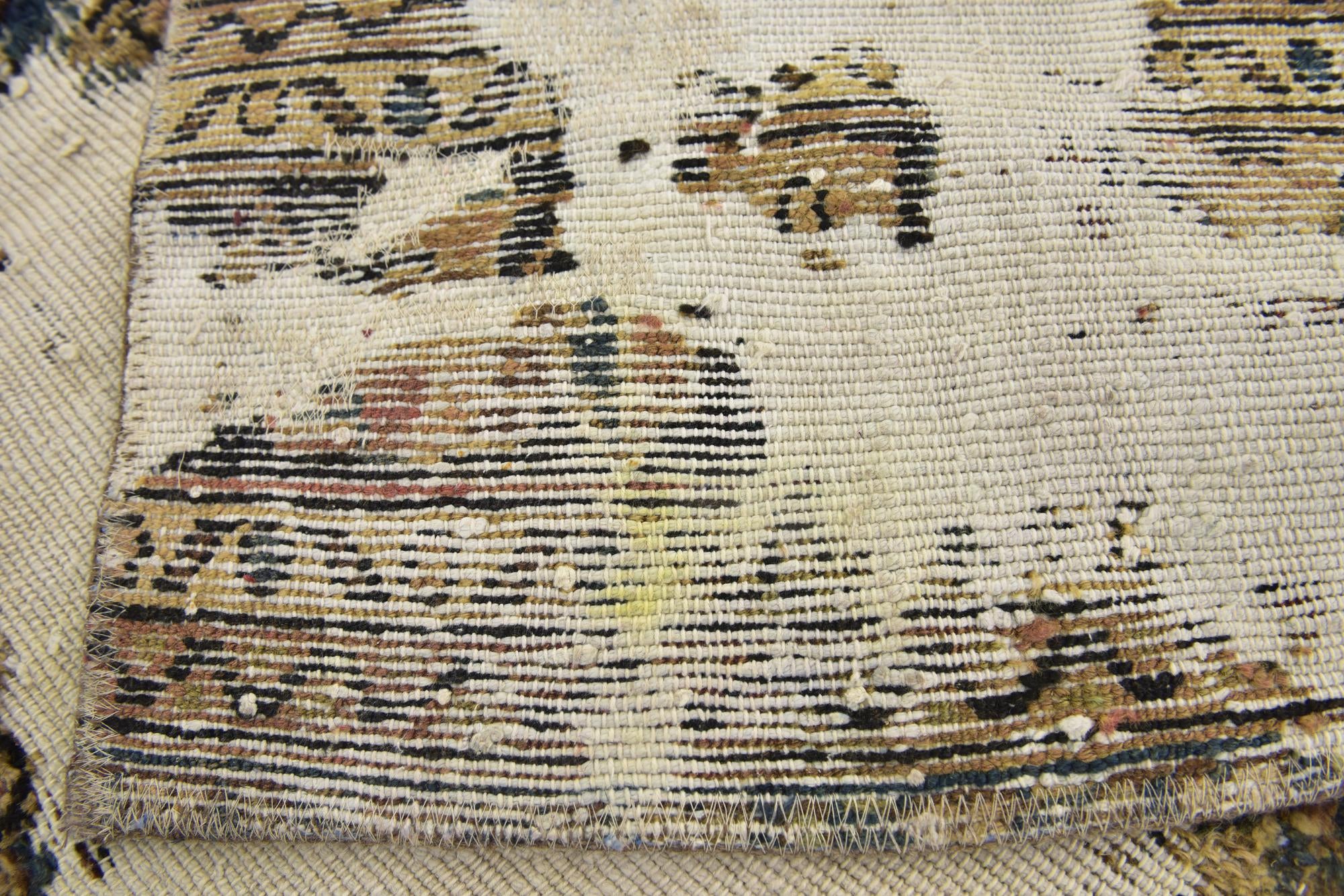 4' 10 x 6' 2 Hand Knotted Ultra Vintage Persian Wool Rug