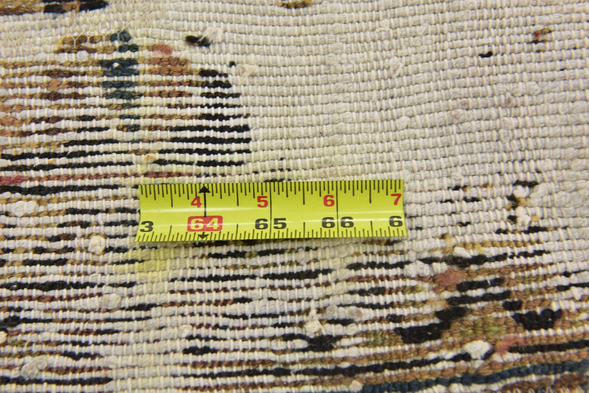 4' 10 x 6' 2 Hand Knotted Ultra Vintage Persian Wool Rug
