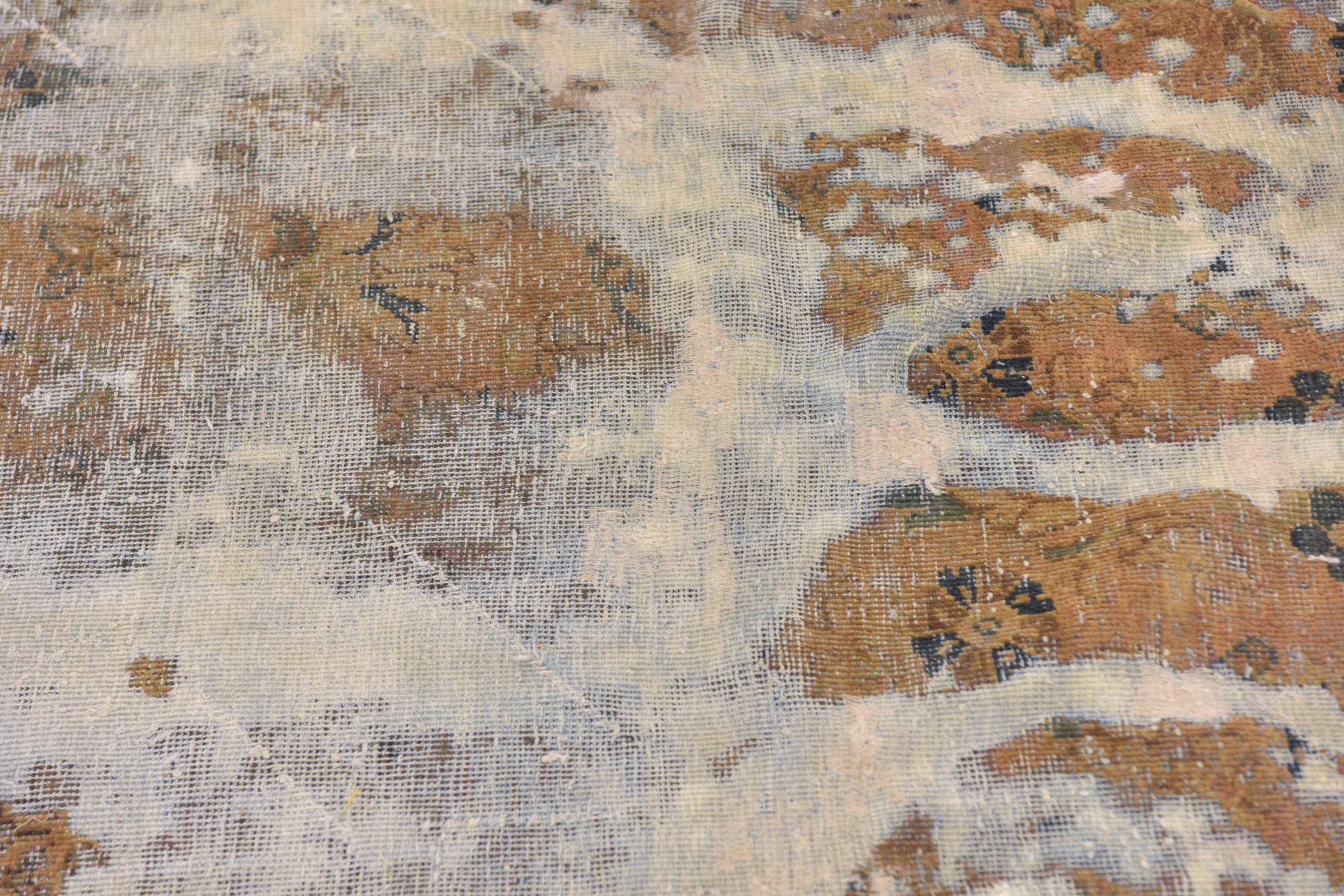 5' 2 x 8' Hand Knotted Ultra Vintage Persian Wool Rug