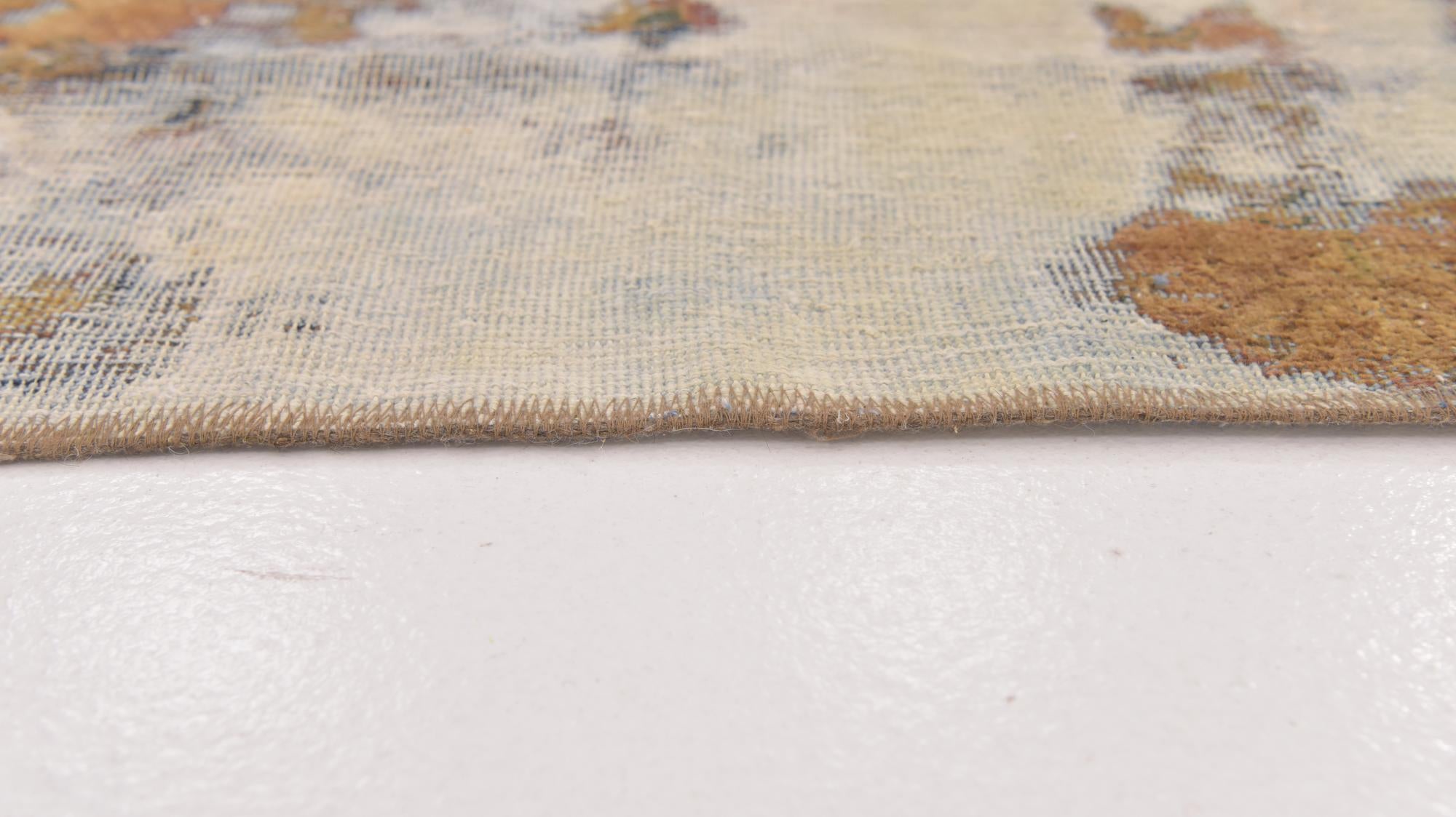 5' 2 x 8' Hand Knotted Ultra Vintage Persian Wool Rug