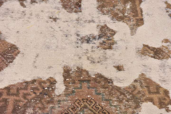 4' 10 x 7' 6 Hand Knotted Ultra Vintage Persian Wool Rug