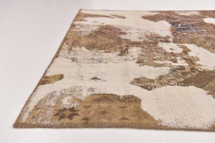 4' 10 x 7' 6 Hand Knotted Ultra Vintage Persian Wool Rug