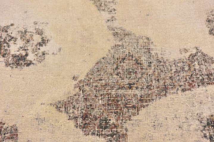 4' x 5' 10 Hand Knotted Ultra Vintage Persian Wool Rug