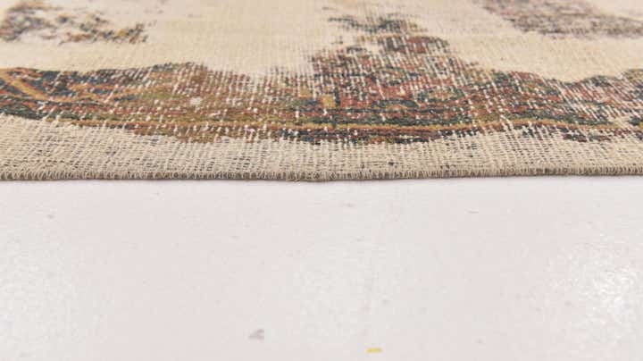 4' x 5' 10 Hand Knotted Ultra Vintage Persian Wool Rug