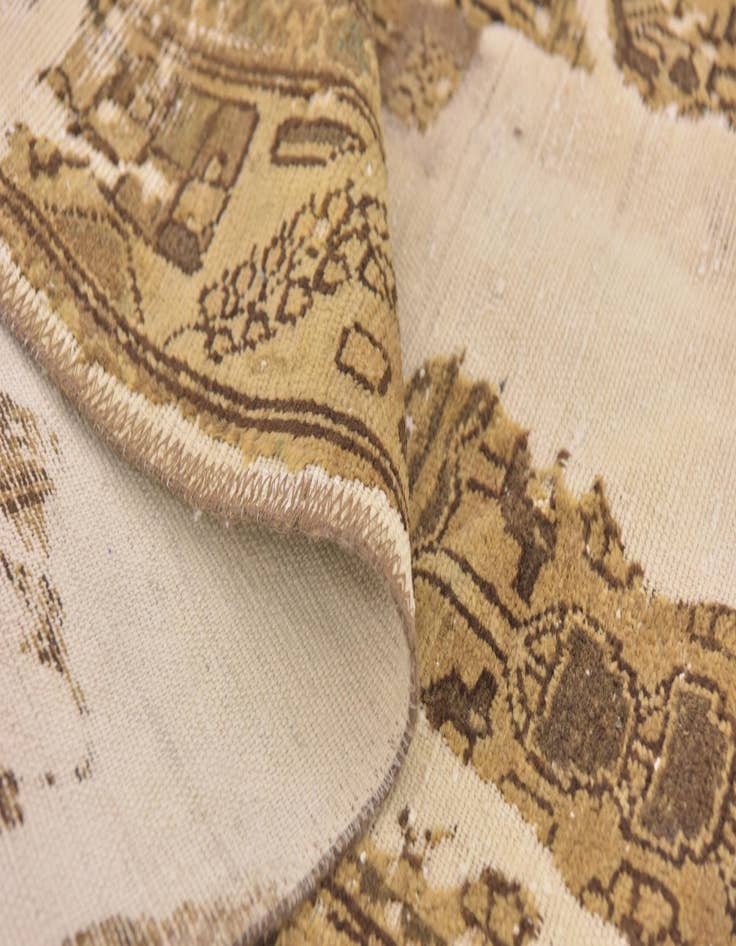 Detail image of 4' 8 x 7' 4  Hand Knotted Ultra Vintage Persian Wool Rug