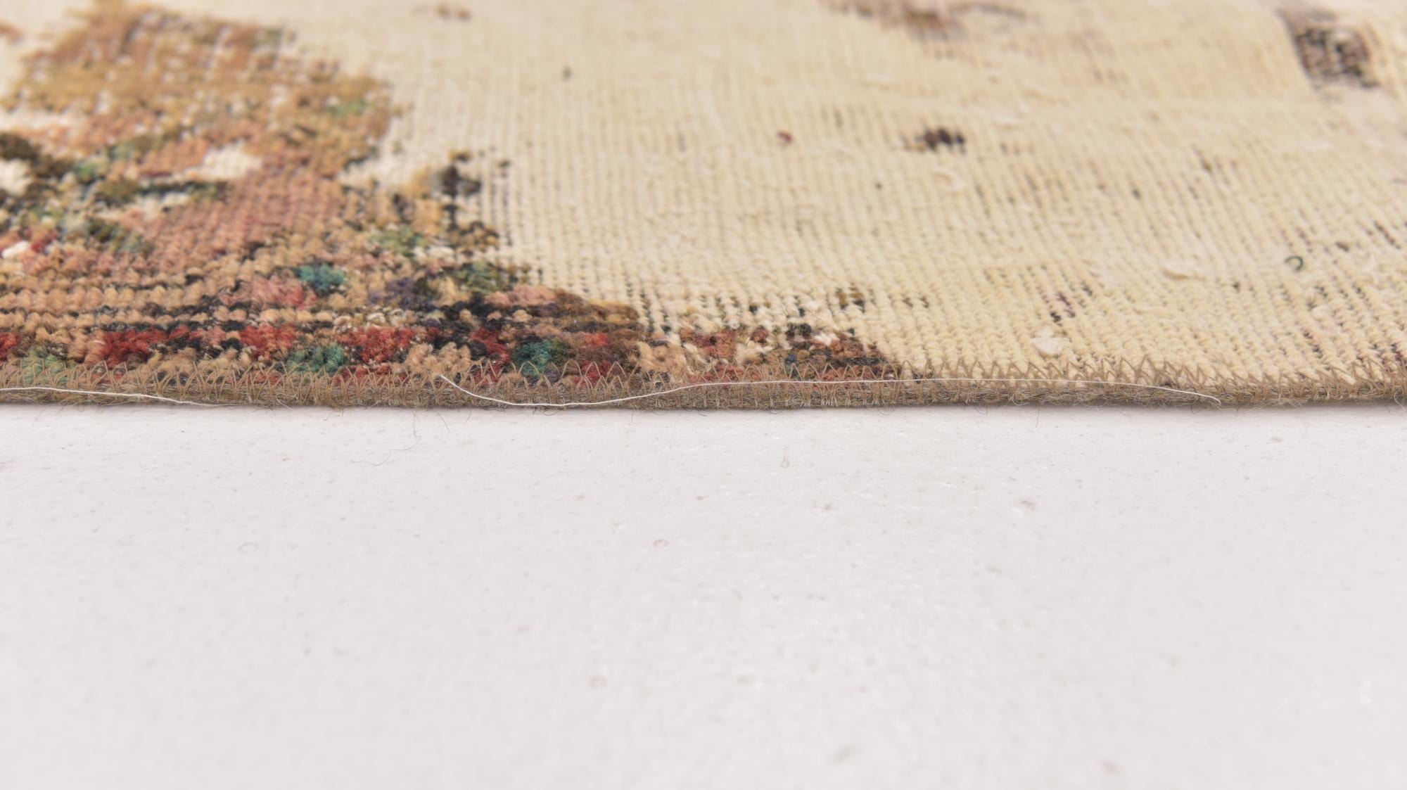 4' 10 x 8' 3 Hand Knotted Ultra Vintage Persian Wool Rug