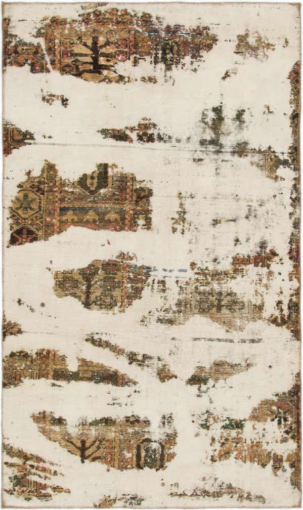 145cm x 250cm anudado a mano Ultra Vintage Alfombra Persa Lana