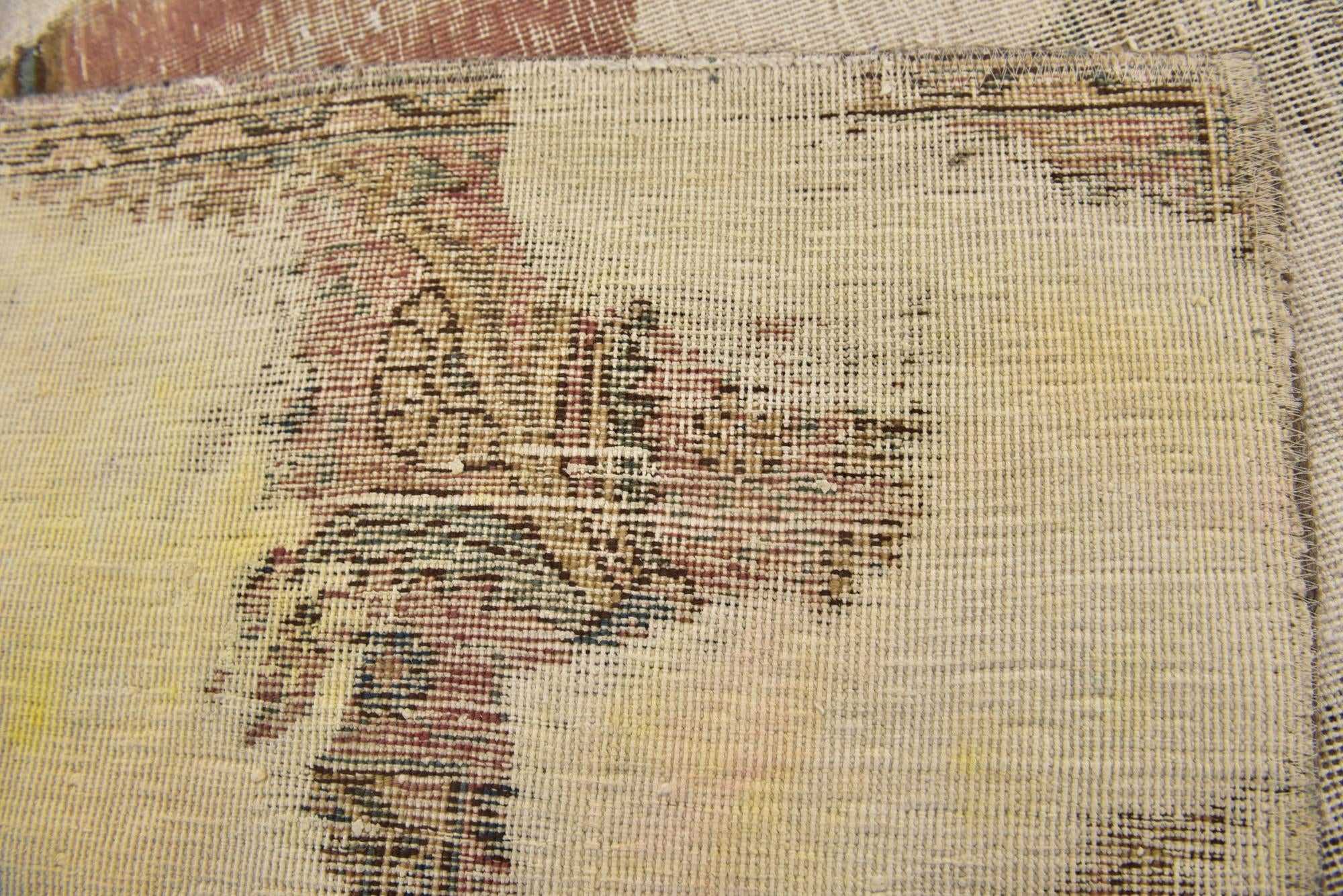 8' 4 x 11' 7 Hand Knotted Ultra Vintage Persian Wool Rug