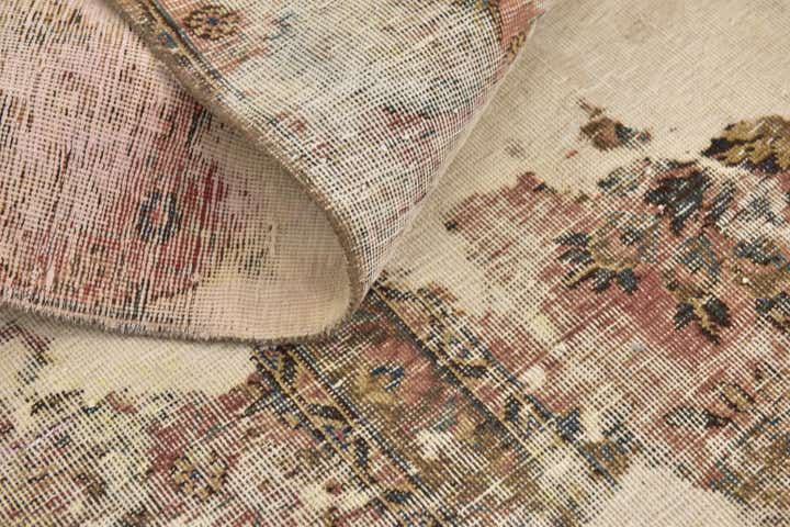 8' 4 x 11' 7 Hand Knotted Ultra Vintage Persian Wool Rug