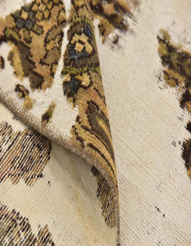 Detail image of 6' x 7' 6  Hand Knotted Ultra Vintage Persian Wool Rug