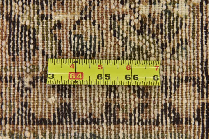 185cm x 230cm Hand Knotted Ultra Vintage Persian Wool Rug