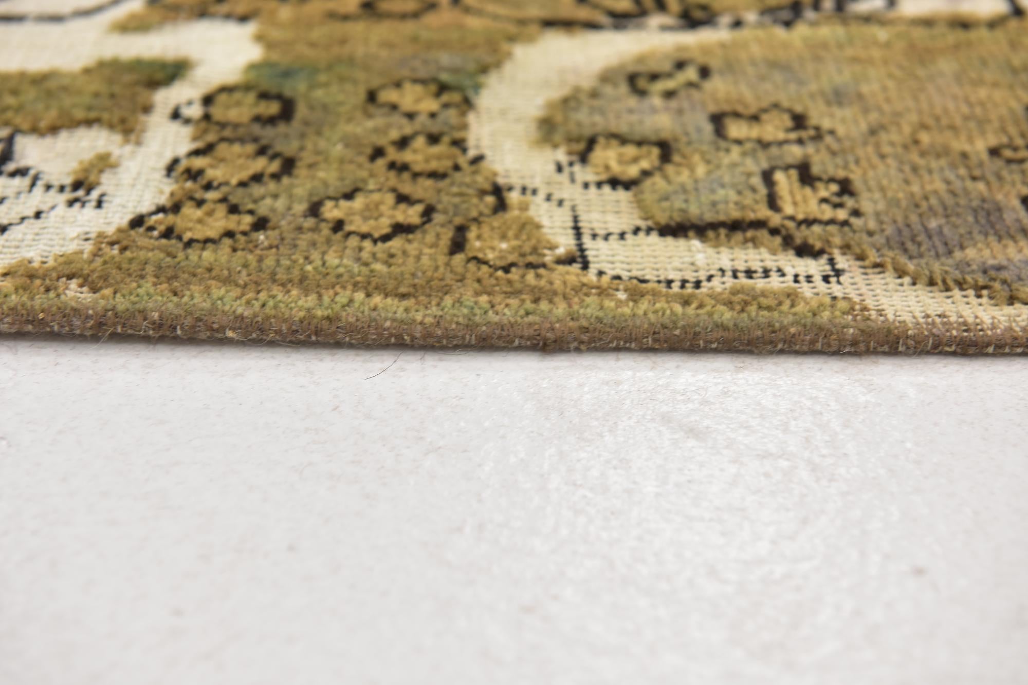 6' 5 x 8' 6 Hand Knotted Ultra Vintage Persian Wool Rug