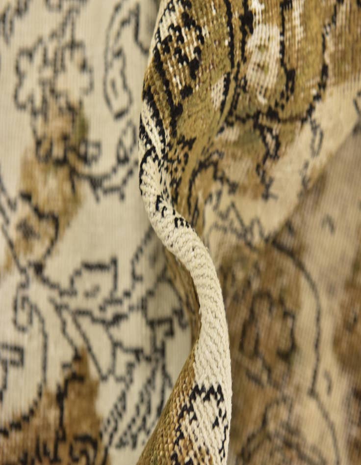 Detail image of 6' 5 x 8' 6  Hand Knotted Ultra Vintage Persian Wool Rug