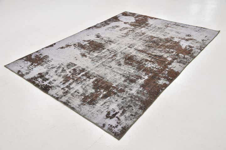 5' 7 x 7' 10 Hand Knotted Ultra Vintage Persian Wool Rug