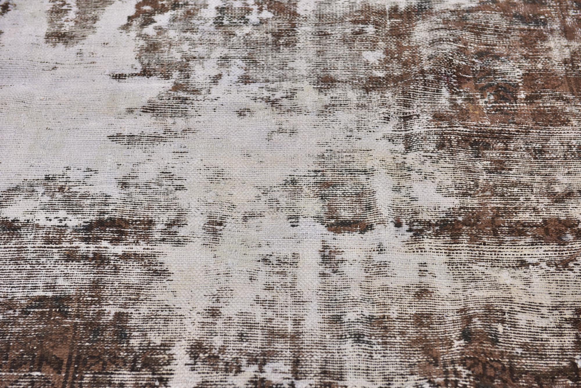 170cm x 240cm Hand Knotted Ultra Vintage Persian Wool Rug