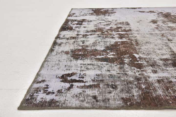 5' 7 x 7' 10 Hand Knotted Ultra Vintage Persian Wool Rug