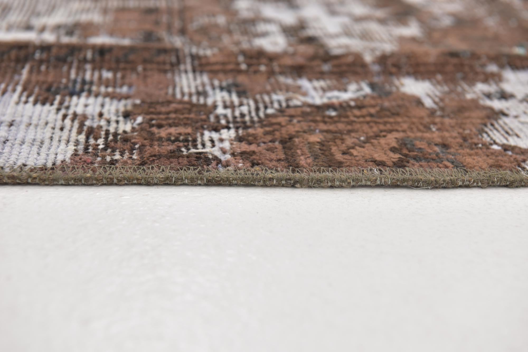 170cm x 240cm Hand Knotted Ultra Vintage Persian Wool Rug