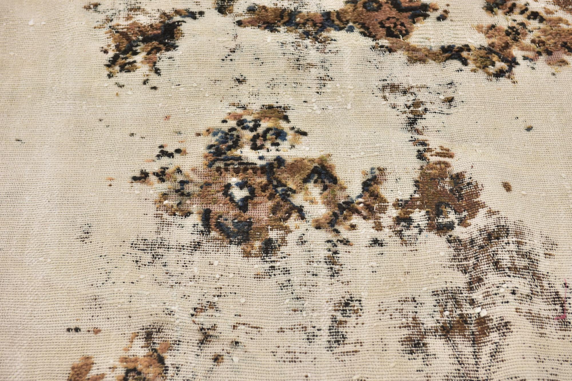 5' 8 x 7' Hand Knotted Ultra Vintage Persian Wool Rug