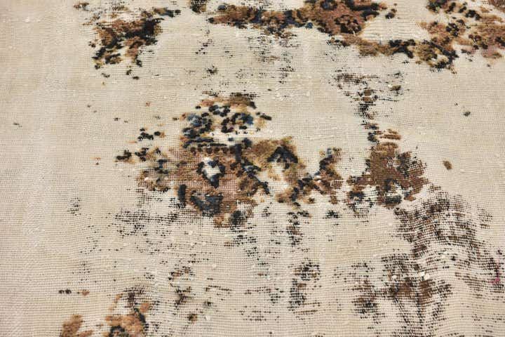 175cm x 215cm anudado a mano Ultra Vintage Alfombra Persa Lana
