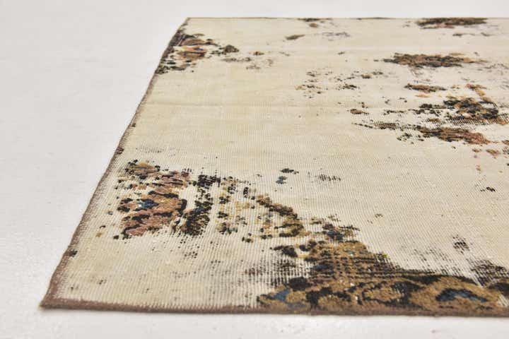 175cm x 215cm anudado a mano Ultra Vintage Alfombra Persa Lana