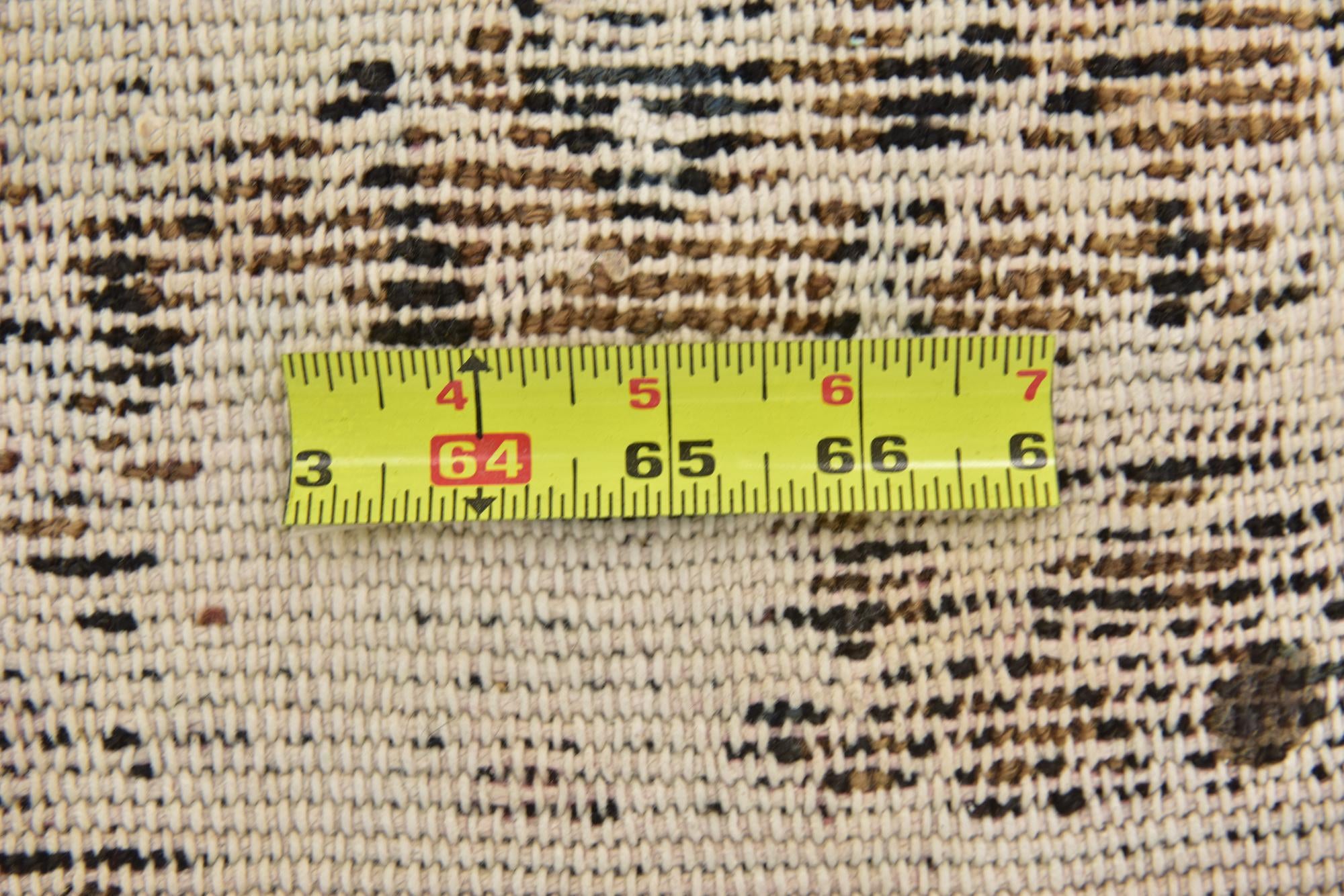 5' 8 x 7' Hand Knotted Ultra Vintage Persian Wool Rug