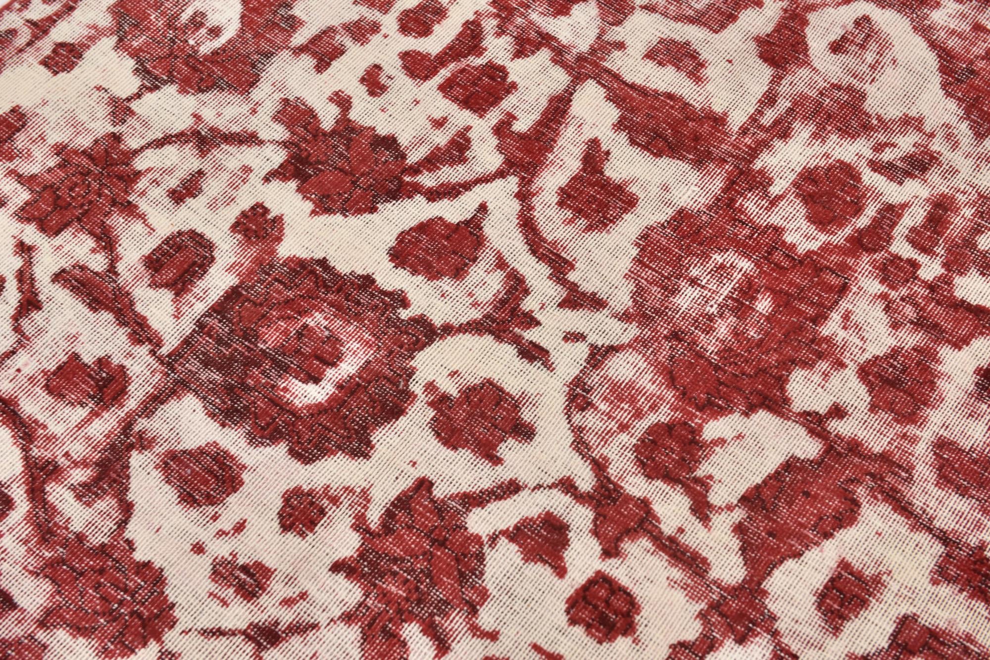 7' 7 x 11' Hand Knotted Ultra Vintage Persian Wool Rug