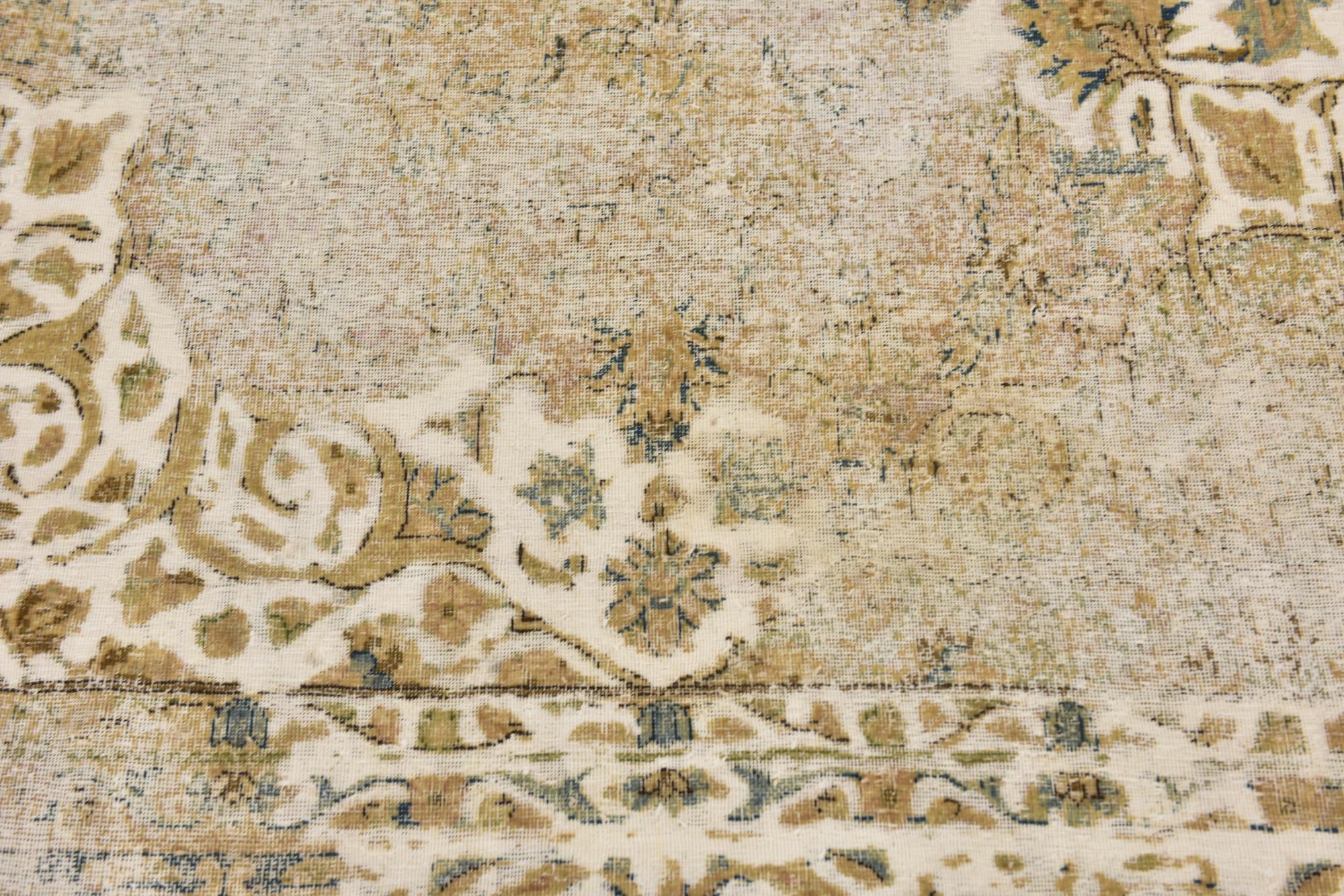 8' x 12' 3 Hand Knotted Ultra Vintage Persian Wool Rug