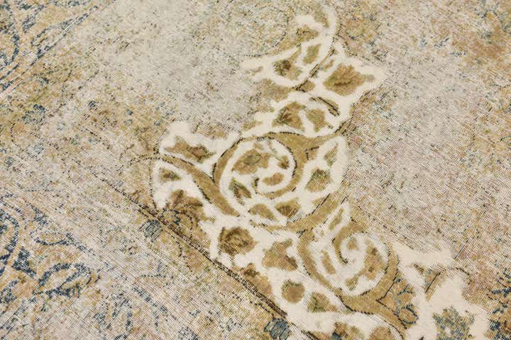 8' x 12' 3 Hand Knotted Ultra Vintage Persian Wool Rug