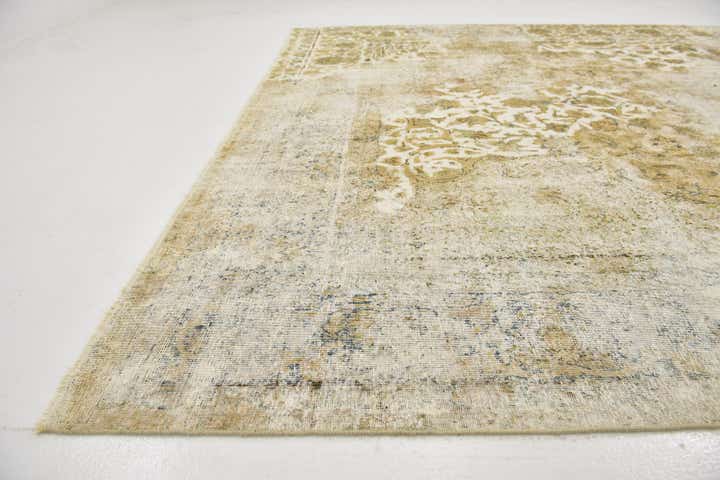 8' x 12' 3 Hand Knotted Ultra Vintage Persian Wool Rug