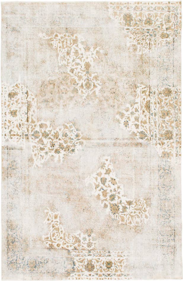 Detail image of 8' x 12' 3 Hand Knotted Ultra Vintage Persian Wool Rug