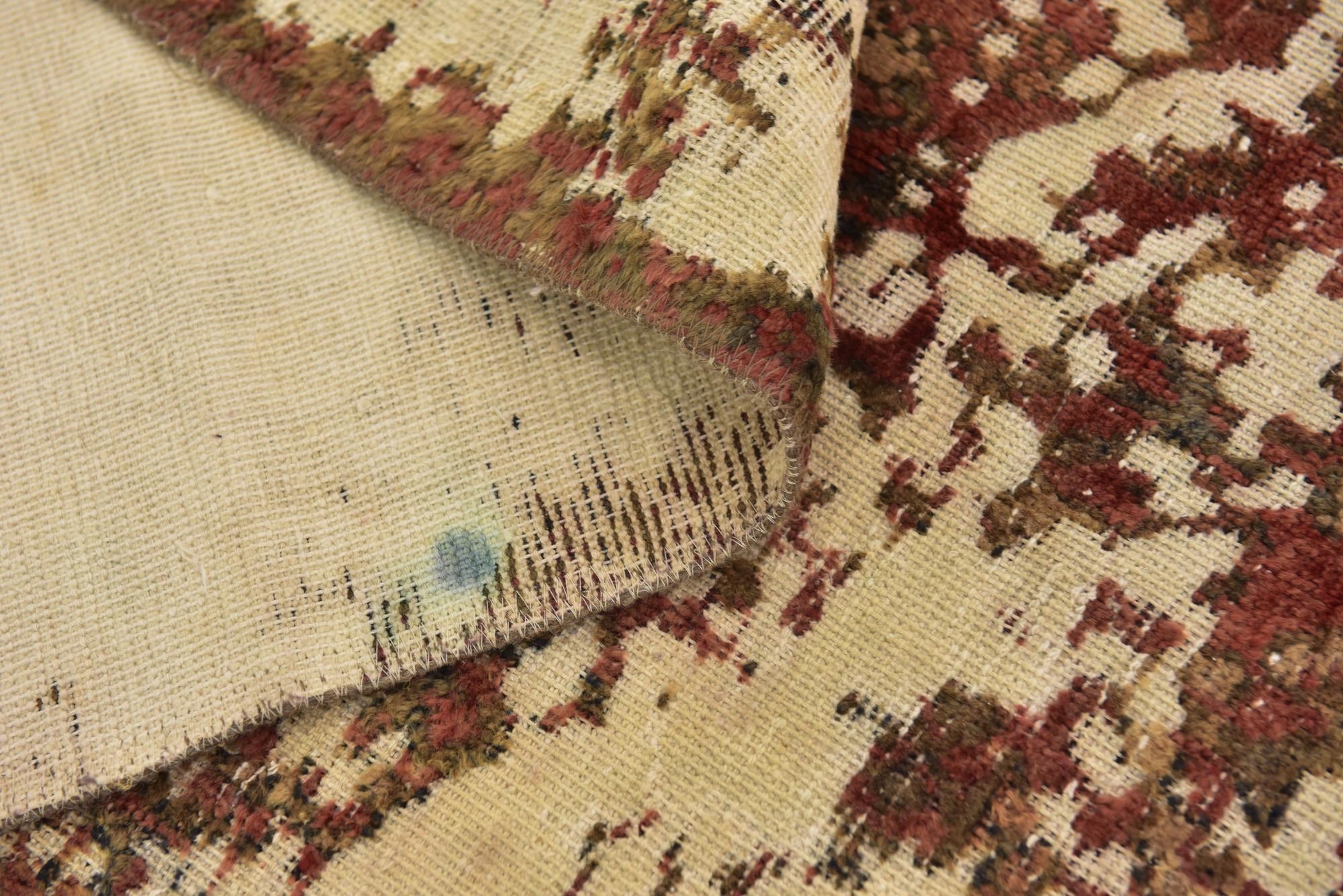 8' 8 x 12' 8 Hand Knotted Ultra Vintage Persian Wool Rug