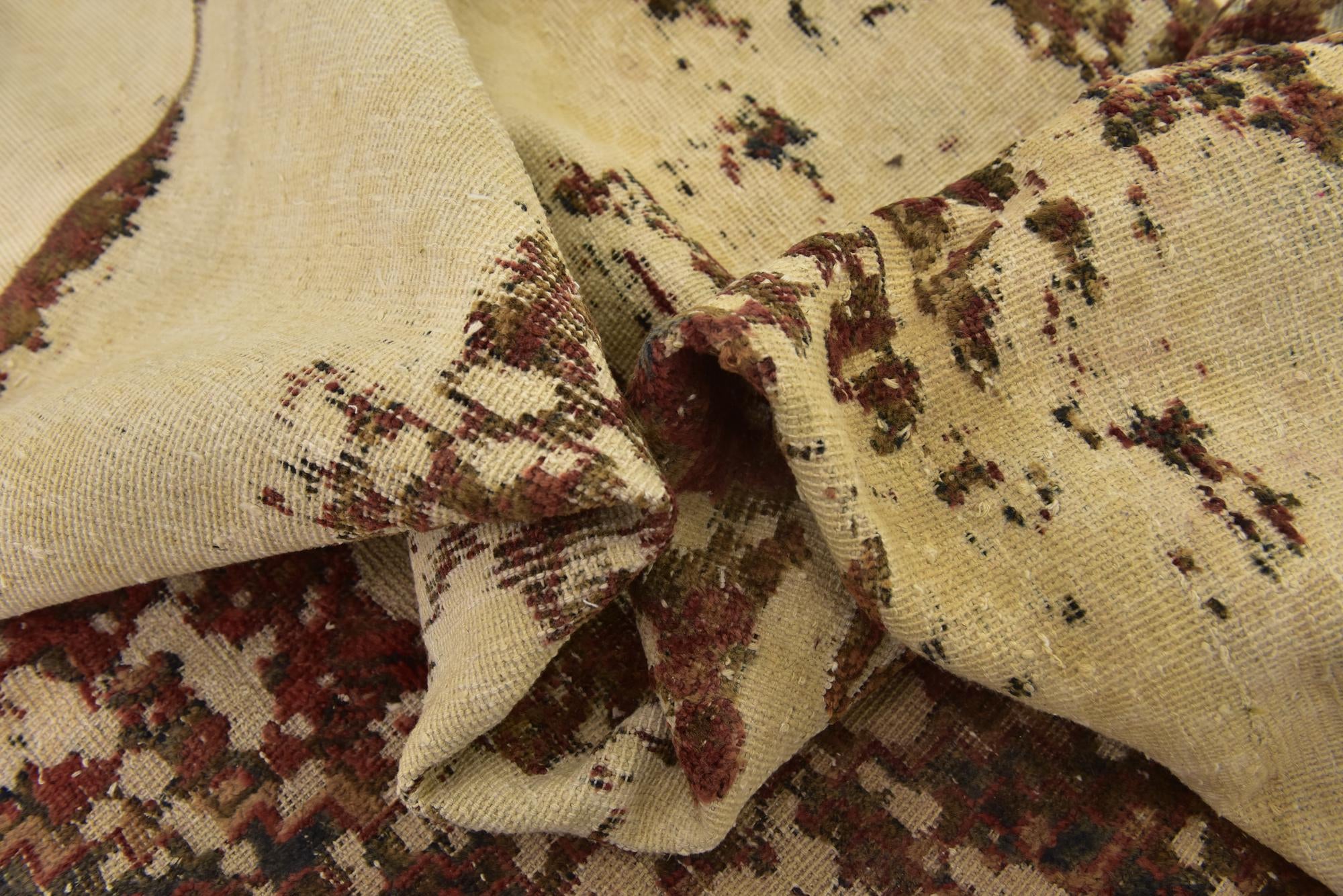 8' 8 x 12' 8 Hand Knotted Ultra Vintage Persian Wool Rug