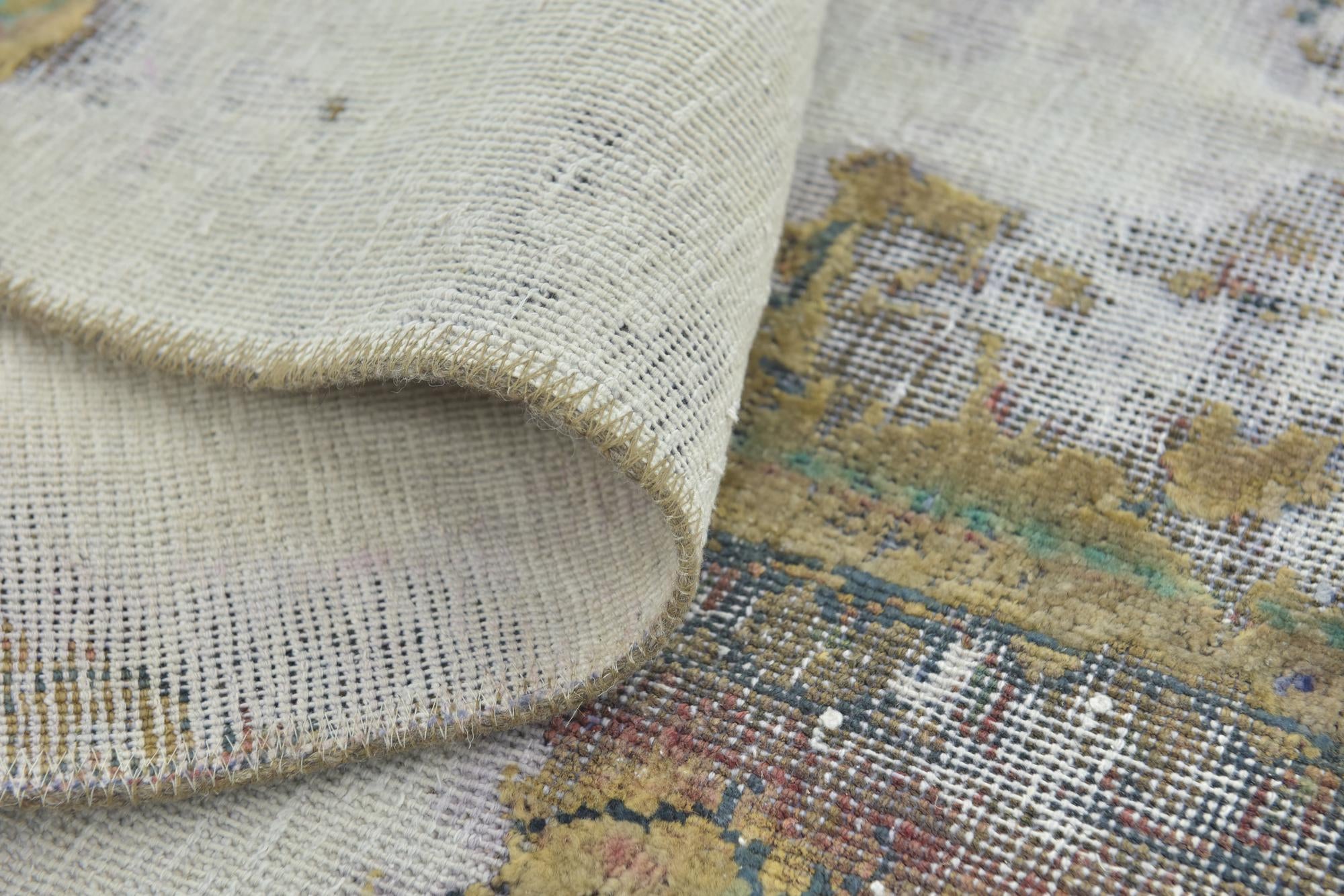 6' 9 x 10' 2 Hand Knotted Ultra Vintage Persian Wool Rug