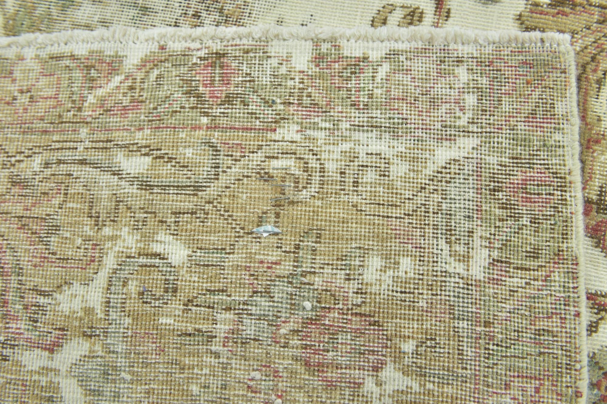 9' 6 x 12' 4 Hand Knotted Ultra Vintage Persian Wool Rug