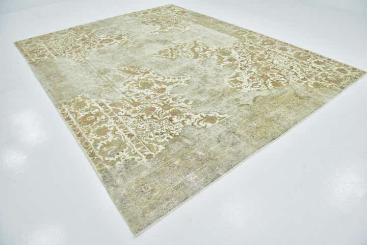 9' 6 x 12' 4 Hand Knotted Ultra Vintage Persian Wool Rug