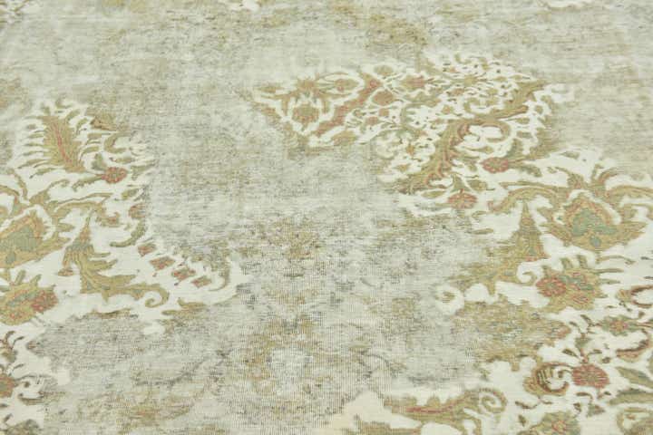 9' 6 x 12' 4 Hand Knotted Ultra Vintage Persian Wool Rug