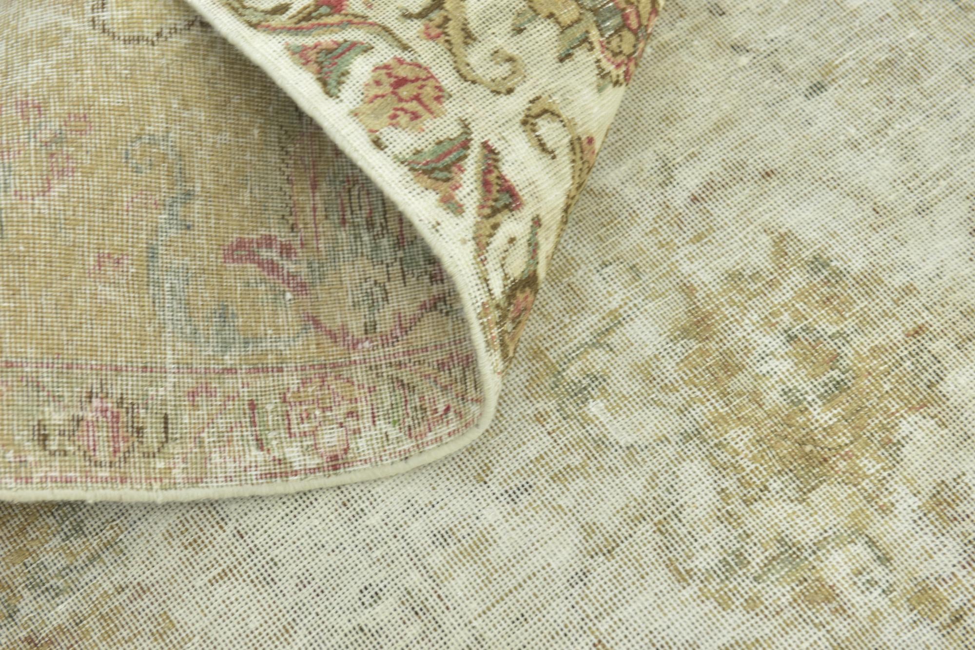 9' 6 x 12' 4 Hand Knotted Ultra Vintage Persian Wool Rug