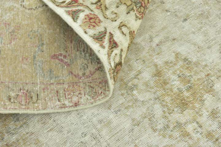 9' 6 x 12' 4 Hand Knotted Ultra Vintage Persian Wool Rug