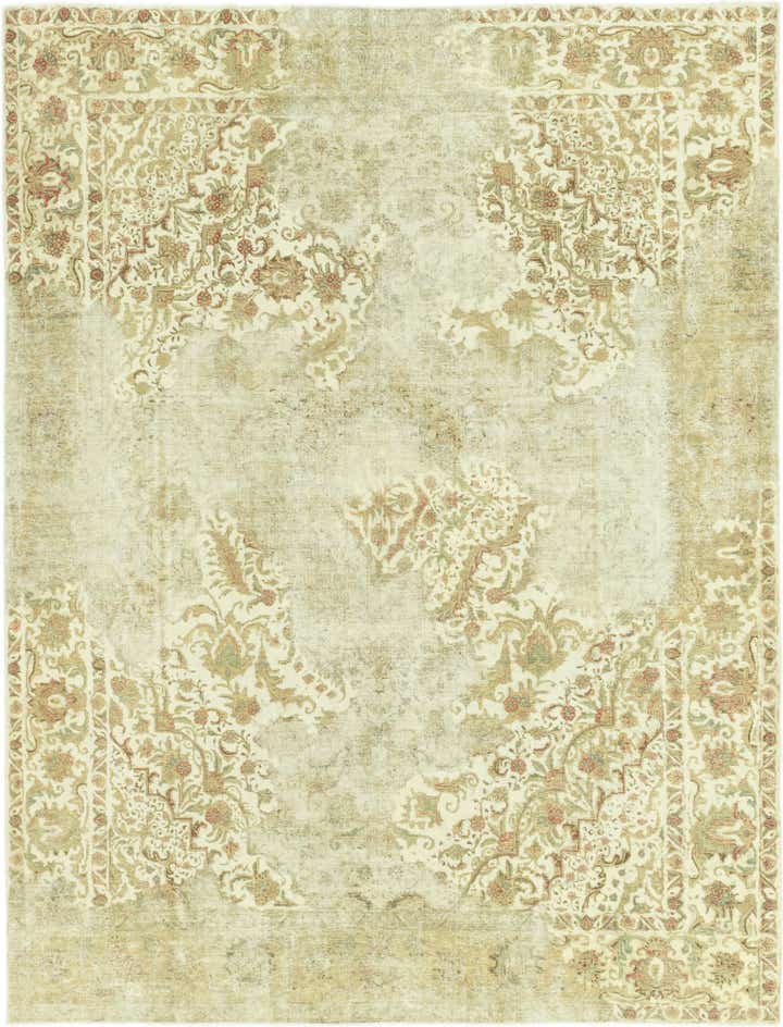 9' 6 x 12' 4 Hand Knotted Ultra Vintage Persian Wool Rug
