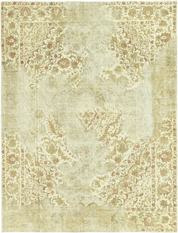 Detail image of 9' 6 x 12' 4 Hand Knotted Ultra Vintage Persian Wool Rug