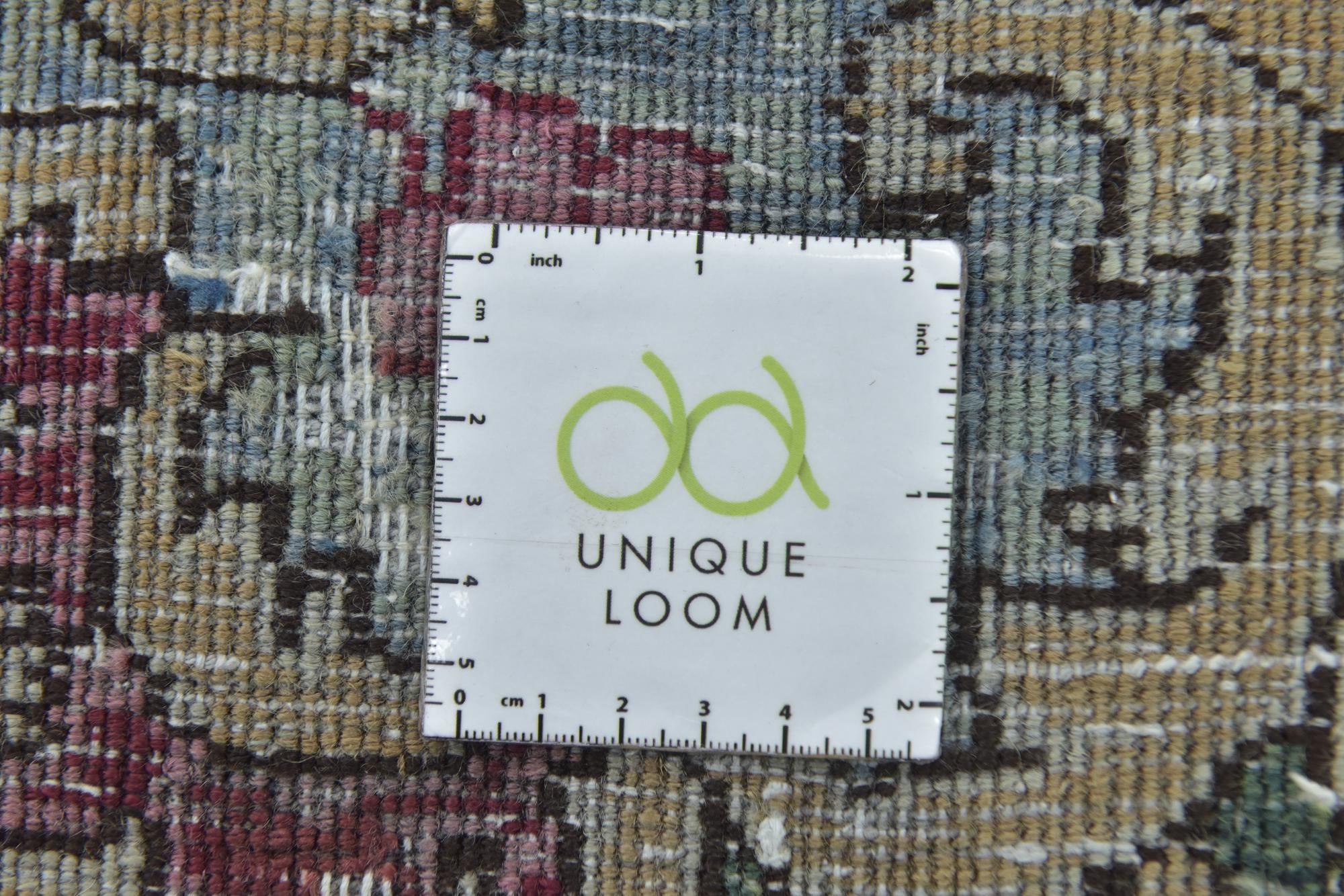 300cm x 385cm anudado a mano Ultra Vintage Alfombra Persa Lana