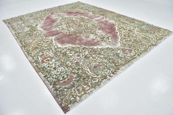 300cm x 385cm anudado a mano Ultra Vintage Alfombra Persa Lana