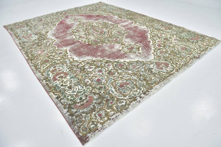 Detail image of 300cm x 385cm anudado a mano Ultra Vintage Alfombra Persa Lana